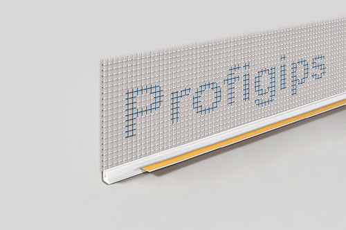 Оконный профиль прымыкающий с сеткой и пыльником Profigips, 9 мм х 2,4 м, белый - фото 3 - id-p107267219