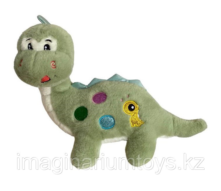 Мягкая Игрушка Динозавр зеленый 50 см