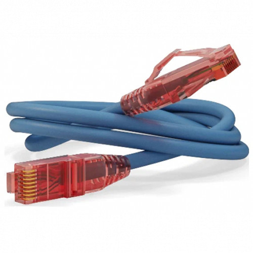 Hyperline PC-LPM-UTP-RJ45-RJ45-C5e-0.15M-LSZH-BL патч-корд (PC-LPM-UTP-RJ45-RJ45-C5e-0.15M-LSZH-BL) - фото 1 - id-p109119258