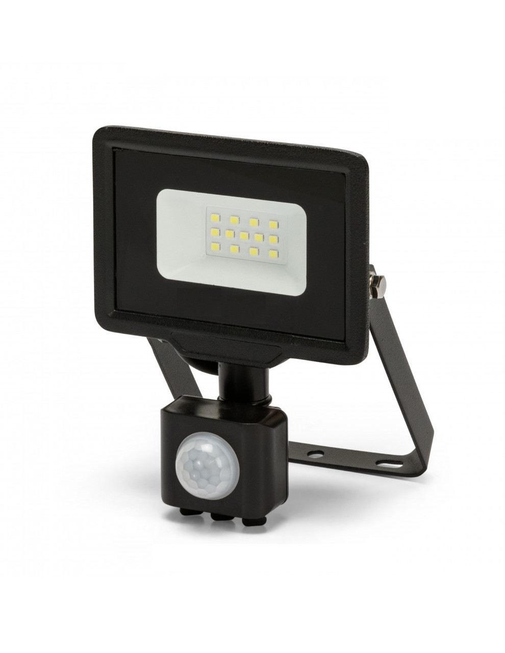 Прожектор  LED SMD NEW SENSOR 10W 6000K BLACK 85-265V IP65(TEKL), фото 1