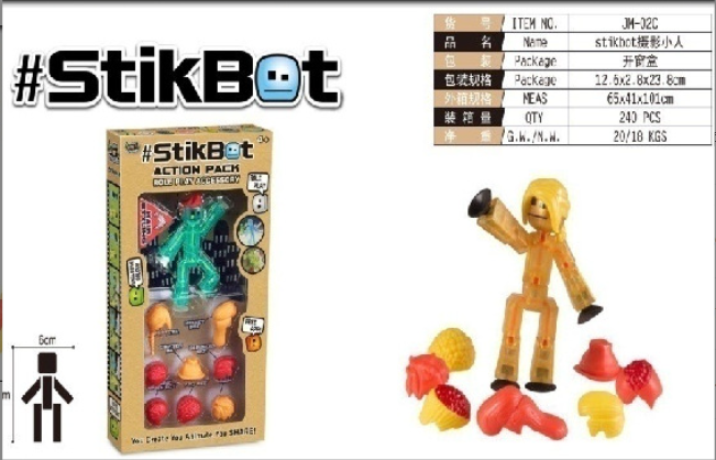 Стикбот Stikbot с париками - фото 1 - id-p109142251