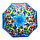 Детский зонт трость 70 см Avengers голубой, фото 4