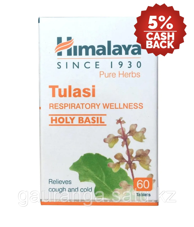 Туласи (Тулси) Хималая / Tulasi Himalaya 60 таб - растительное средство от простуды - фото 1 - id-p87109283