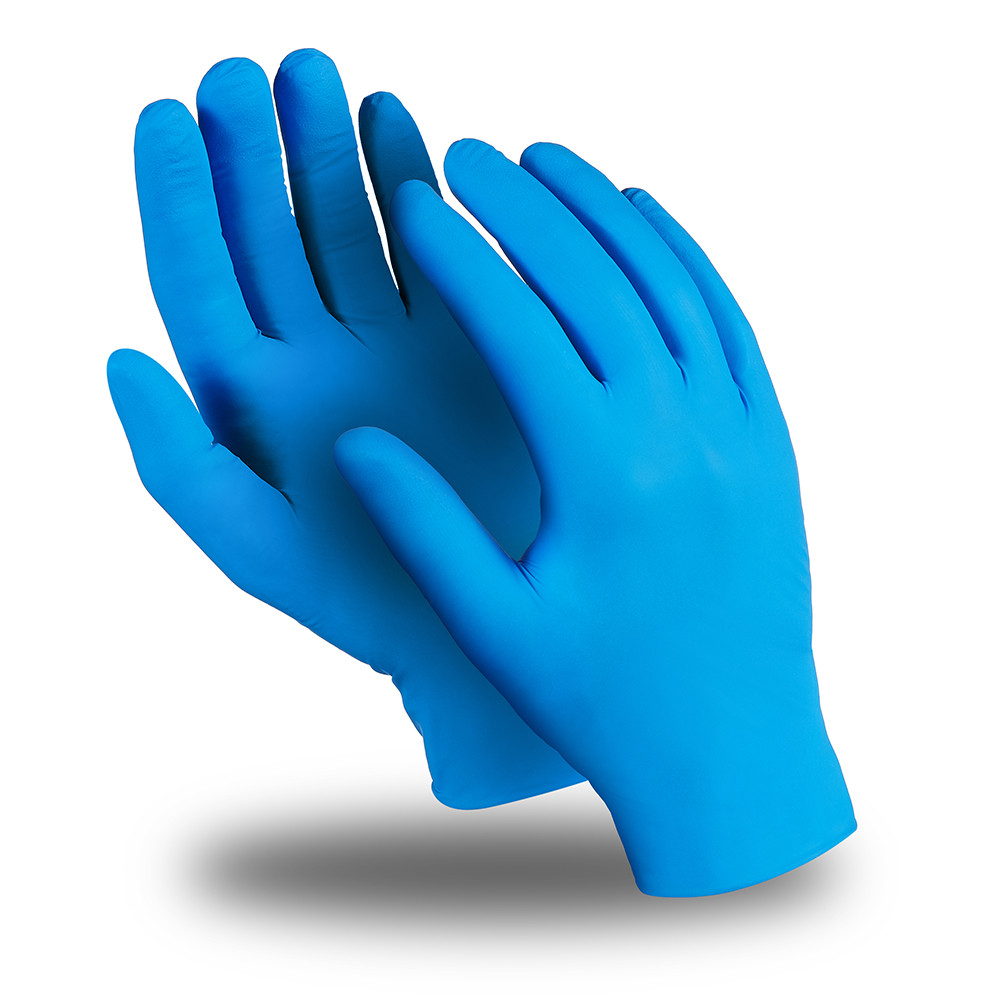 Одноразовые нитриловые перчатки - фото 1 - id-p109145338