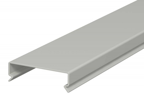 Крышка кабель-канала LKV 50 мм, ПВХ, серый, фото 1