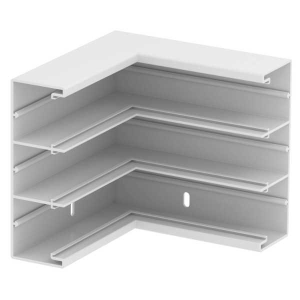 Угол внутренний Rapid 45 нерегулируемый 53x160 мм, ПВХ белый, фото 1