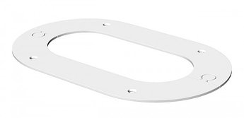 Рамка потолочная для электромонтажной колонны, сталь белый