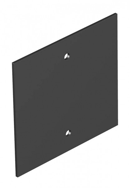 Крышка глухая для напольного бокса Telitank 94.5x88 мм (ПВХ, черный) - фото 1 - id-p109145790