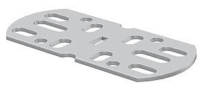 Продольный и угловой соединитель 45x100 мм