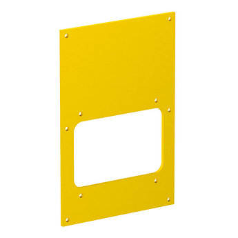 Рамка для монтажа электроустановочных изделий в блоке питания VH 160x105 мм, желтая