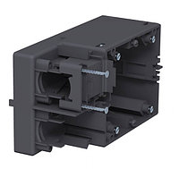 Коробка одинарная установочная монтажная 7GD5 139x79x60 мм для розеток CEE, полиамид, серый