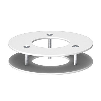 Рамка потолочная для электромонтажной колонны, сталь белый