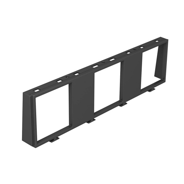 Монтажная рамка 3хModul45 для Системы 55 (MT45V 3) полиамид черный - фото 1 - id-p109146880