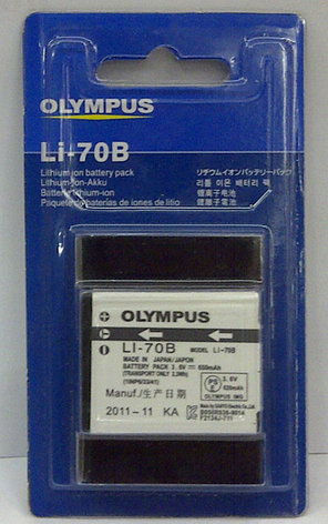 Аккумулятор OLYMPUS LI 70B, фото 2