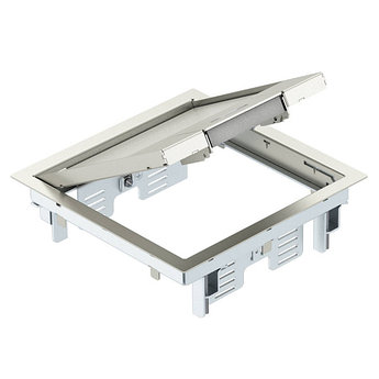 Лючок GES4M-2 (универсальный) 6xModul45 (для 2xUT3, нержавеющая сталь)