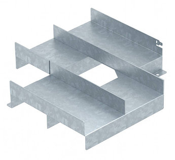 Перегородка разделительная для монтажных оснований UZD350-3 и UGD350-3, 300x300x61 мм (сталь)