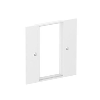 Накладка блока питания VH для монтажа устройств (2 ЭУИ 45х45 мм) 95x95 мм, белая