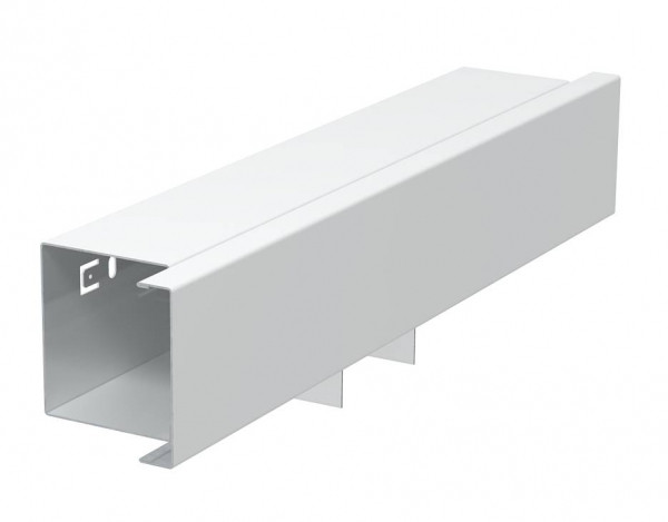 Т-образная секция с крышкой для кабель-канала LKM 60x60 мм, сталь белый - фото 1 - id-p109150504