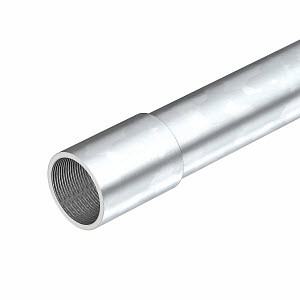 Труба с резьбой, гальваническое цинкование M40x1,5, 3000 мм, фото 1