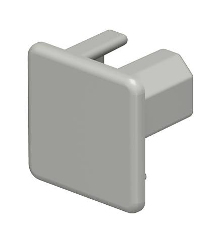 Заглушка торцевая кабель-канала WDK 20x20 мм, ПВХ, серый RAL7030, фото 1