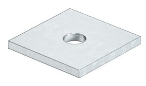 Пластина для увеличения площади опорной поверхности 50x60 мм - фото 1 - id-p109149009