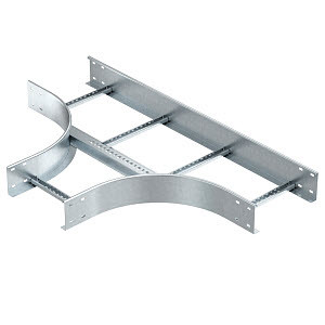 Т-образная секция лестничного лотка 110х500 мм R=300 мм, фото 1