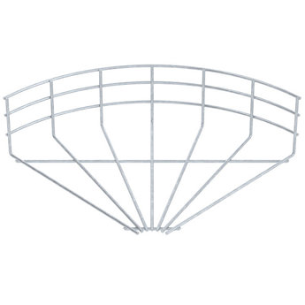 Угловая секция 90° 105x300 мм