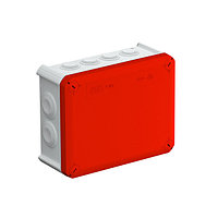Распределительная коробка T160, 190x150x77 мм, красная крышка