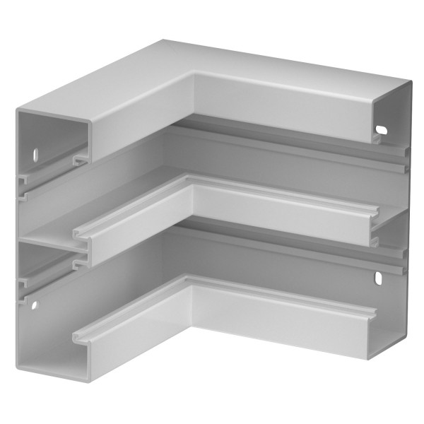 Угол внутренний Rapid 45-2 нерегулируемый 53x165 мм, ПВХ светло-серый, фото 1