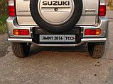 Защита задняя 42,4/60,3 мм ТСС для Suzuki Jimny 2012-2018, фото 2