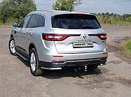 Защита задняя (уголки) 42,4 мм ТСС для Renault Koleos 2017-