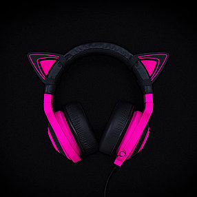 Накладные кошачьи ушки на гарнитуру Razer Kitty Ears for Kraken - Neon Purple 2-012015 RC21-01140100-W3M1, фото 2