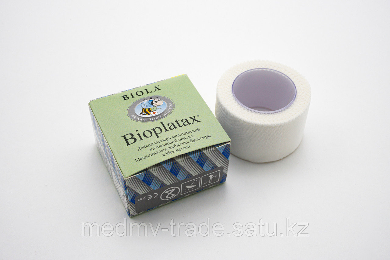 Лейкопластырь медицинский гипоаллергенный 1,25смх10м Bioplatax® (тканевая основа) - фото 1 - id-p108963640