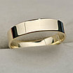 Обручальное кольцо 2.41 гр, размер 15, Желтое золото 585 проба, фото 2