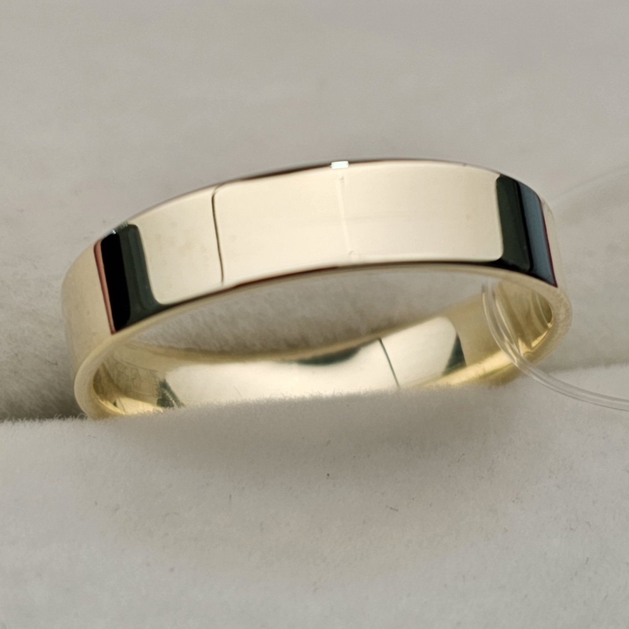Обручальное кольцо 2.41 гр, размер 15, Желтое золото 585 проба - фото 2 - id-p109160315