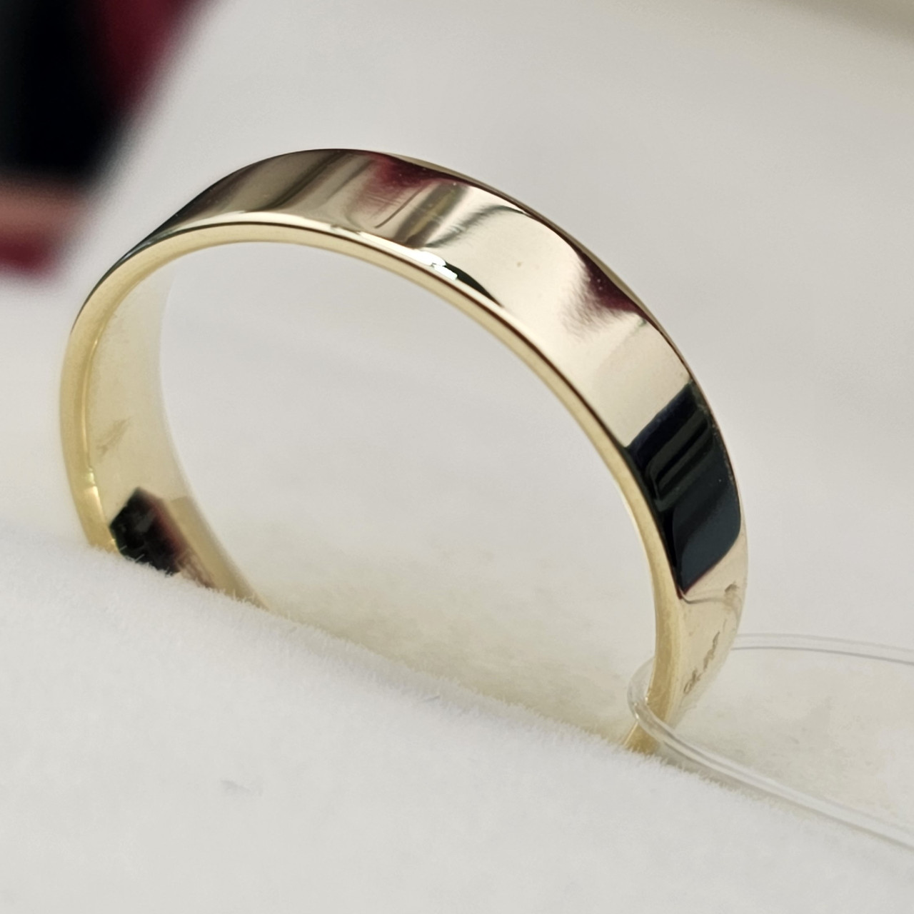 Обручальное кольцо 2.41 гр, размер 15, Желтое золото 585 проба - фото 3 - id-p109160315
