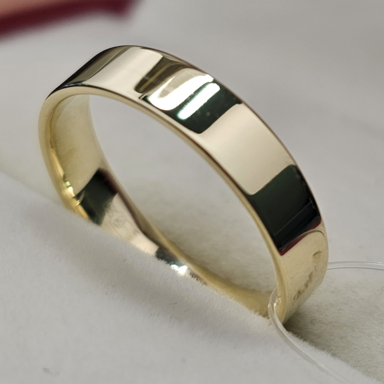 Обручальное кольцо 2.41 гр, размер 15, Желтое золото 585 проба - фото 5 - id-p109160315