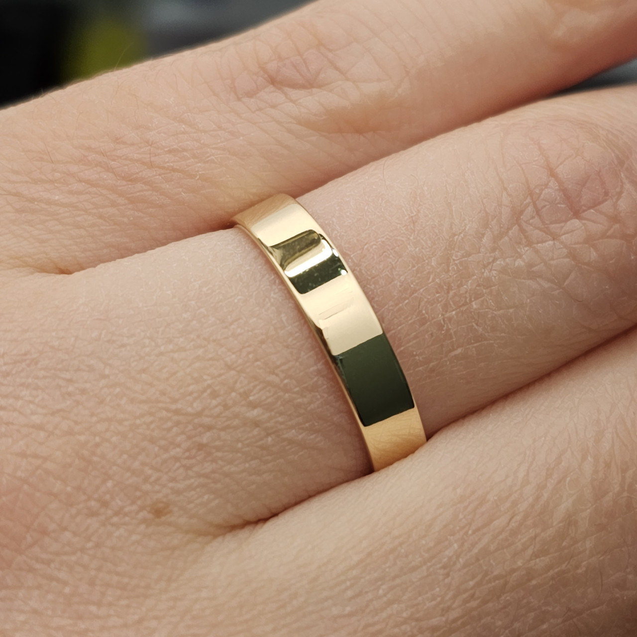 Обручальное кольцо 2.41 гр, размер 15, Желтое золото 585 проба - фото 10 - id-p109160315