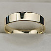 Обручальное кольцо 19.5р 3.05 гр,585 проба 4мм, фото 4
