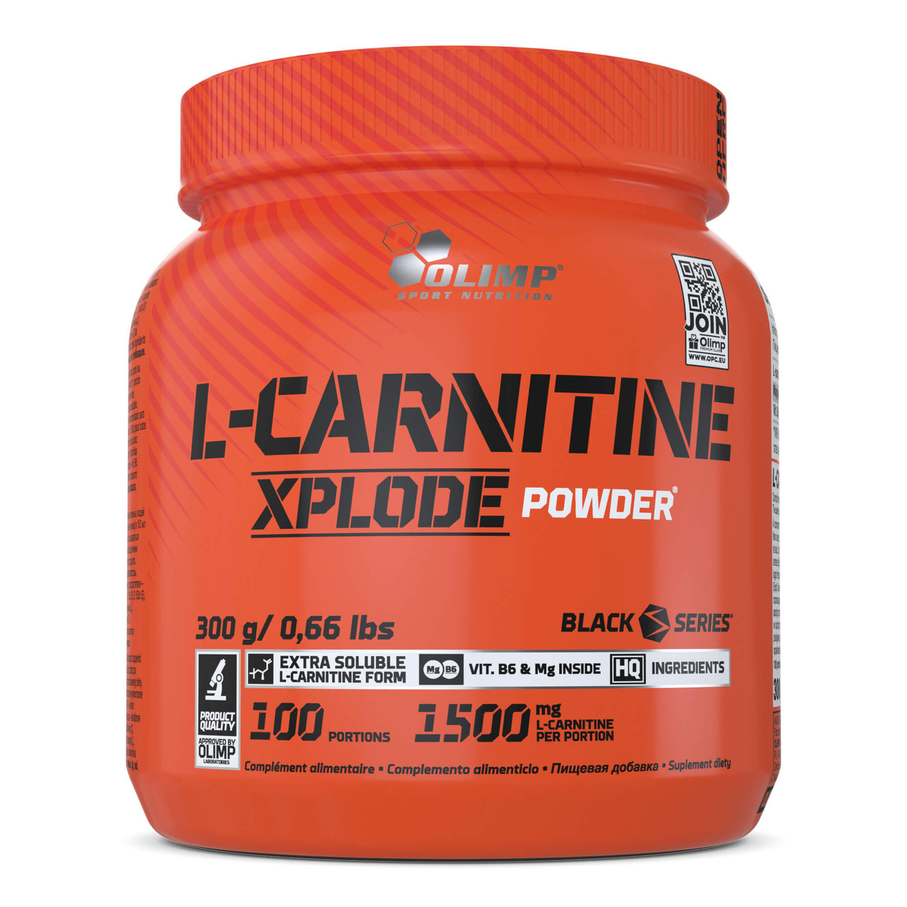 Жиросжигатель L-Carnitine Xplode Powder, 300 g, Olimp Nutrition Orange - фото 1 - id-p109160773