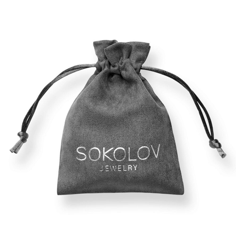 Стильный зажим для галстука из серебра с позолотой SOKOLOV 93090001 позолота - фото 7 - id-p73217718