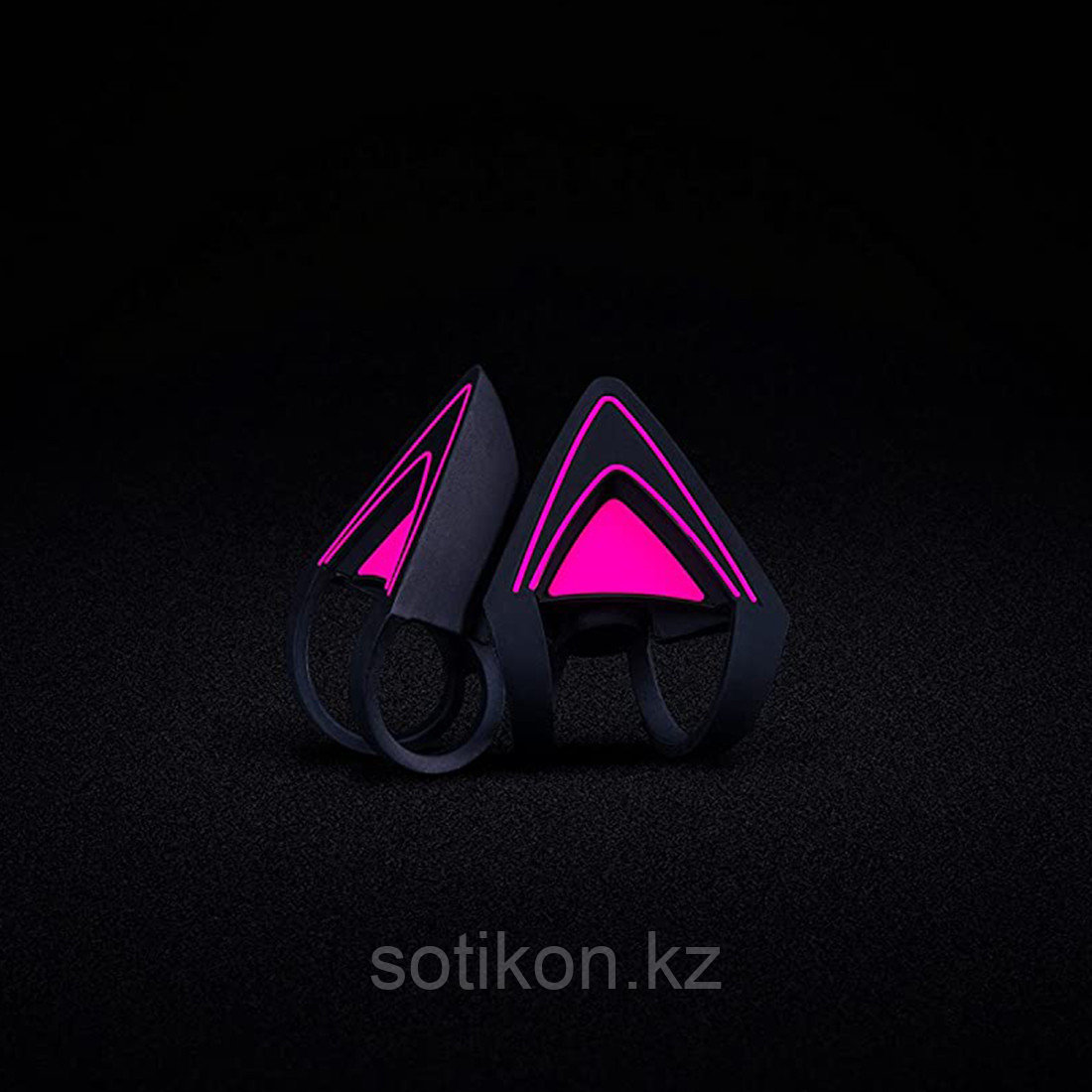 Накладные кошачьи ушки на гарнитуру Razer Kitty Ears for Kraken - Neon Purple - фото 3 - id-p109160999