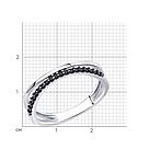 Кольцо из серебра с фианитами Diamant 94-110-01513-1 серебро с родием коллекц. SOKOLOV эксклюзивно для Diamant, фото 3
