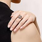 Кольцо из серебра Diamant 94-110-00878-1 покрыто  родием, фото 2