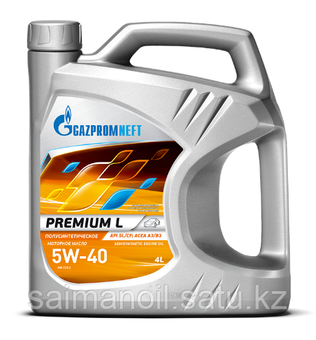 Масло моторное Gazpromneft Premium L 5w40 4л - фото 1 - id-p107632374