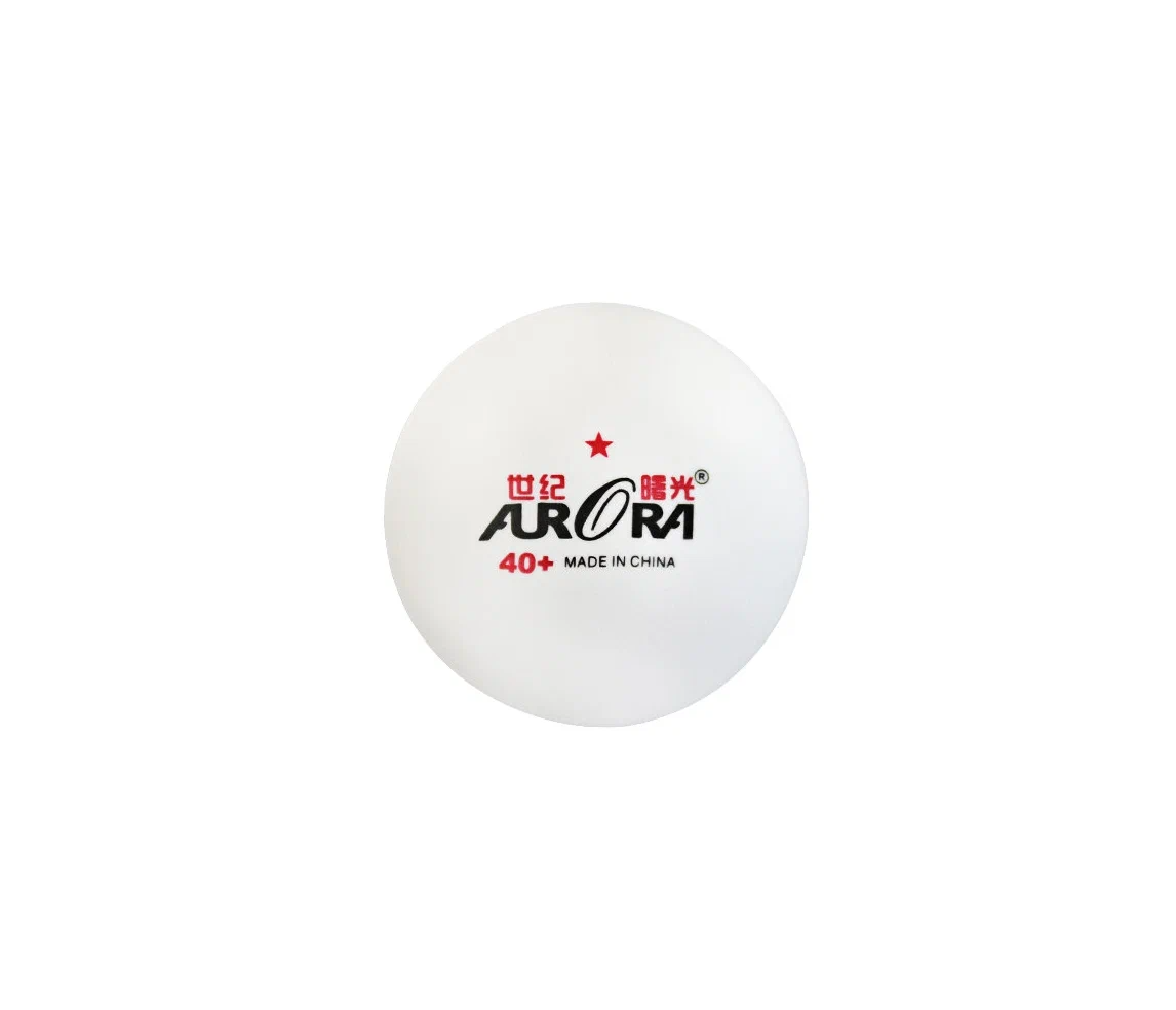 Теннисные мячи Aurora 40+ 1* (100 штук) белые - фото 2 - id-p108674285