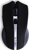 Компьютерная мышь, Delux, DLM-516OGB, 3D, Оптическая, 1600 dpi, Радиус действия 10 м, 2.4 Гц, Чёрный