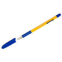 Ручка шариковая OfficeSpace "Yellow Stone" 0,7мм грип синяя