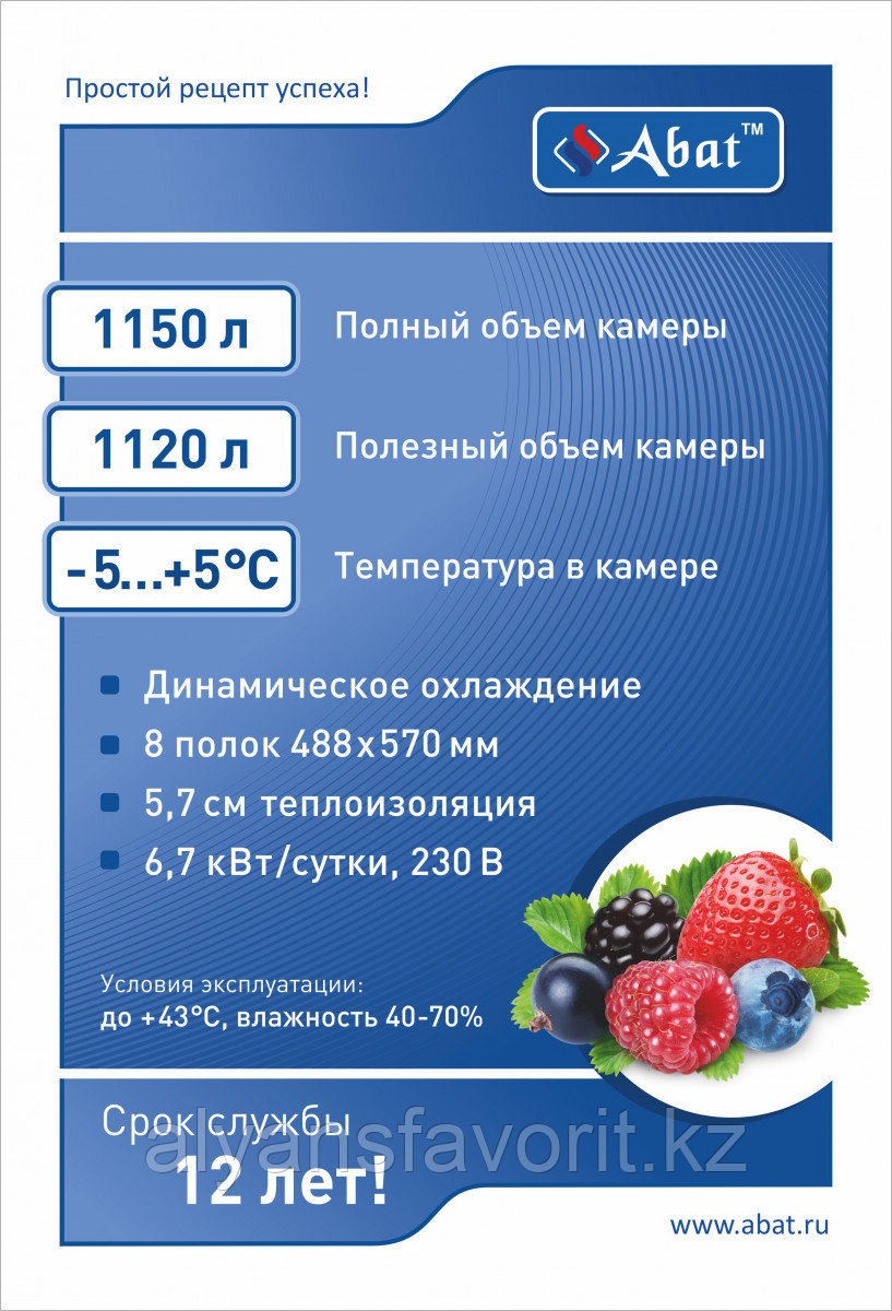Холодильный шкаф ABAT ШХ 1,0 краш. (верхний агрегат) - фото 2 - id-p66577471