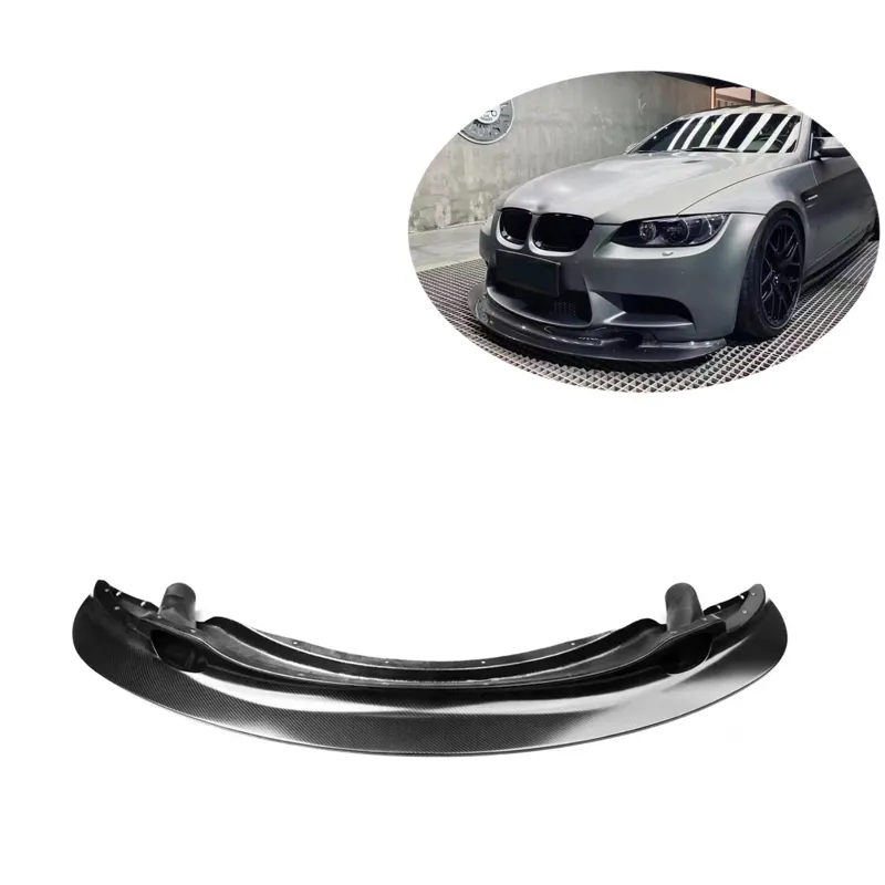 Карбоновая губа переднего бампера для BMW M3 E92 2008-2013 - фото 1 - id-p109166260